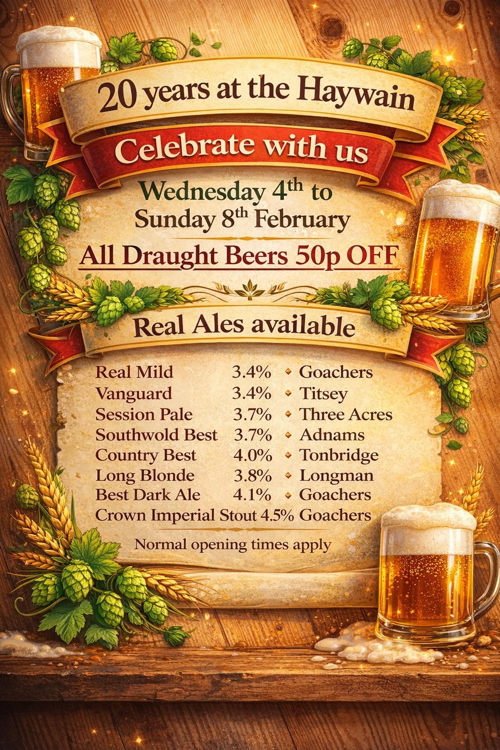 20 years at The Haywain